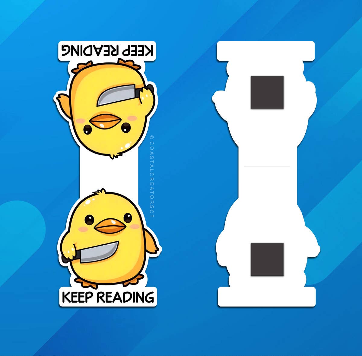 Keep Reading Chick Mag Bookmark