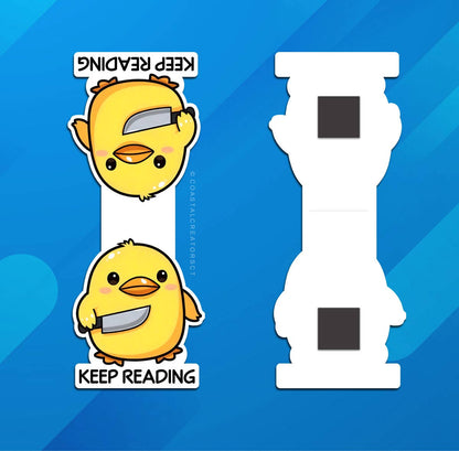 Keep Reading Chick Mag Bookmark