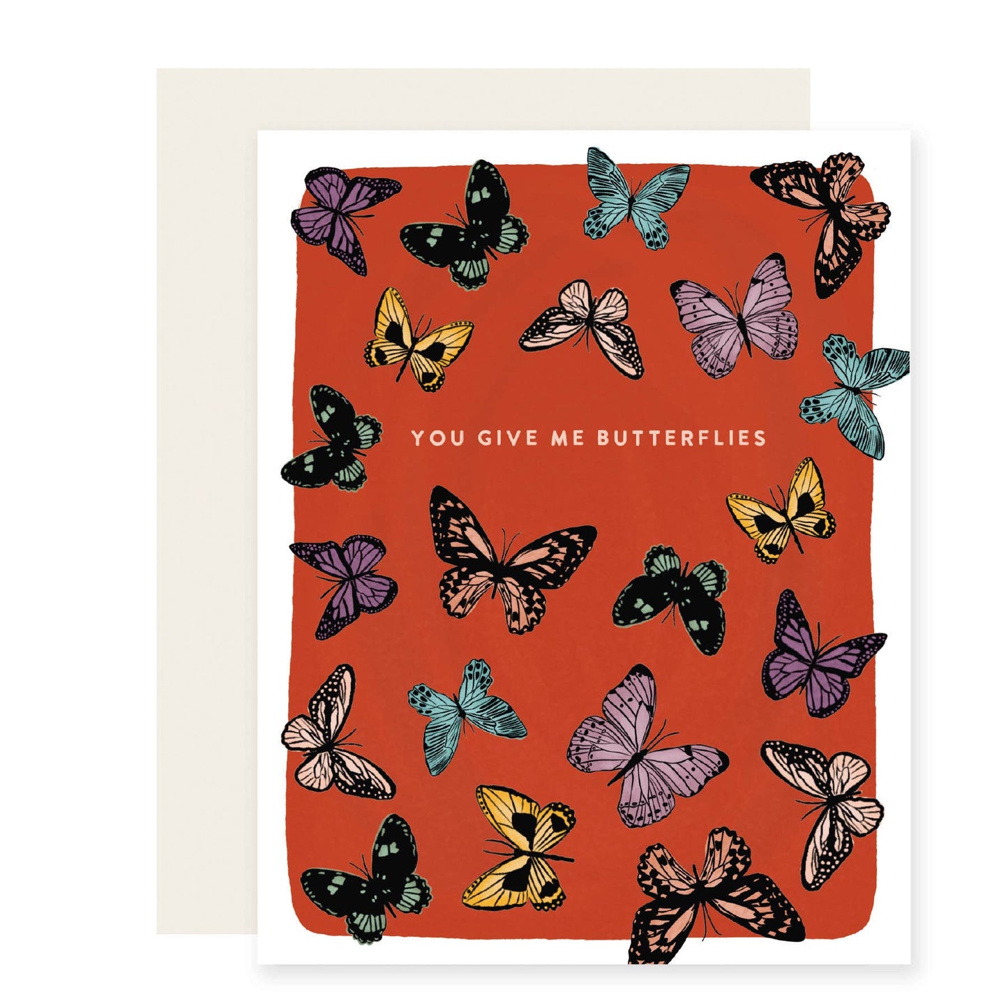 Give Me Butterflies Greeting Card