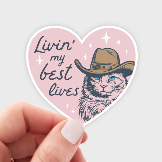 Living My Best Lives Sticker
