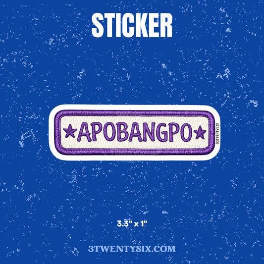APOBANGPO Sticker