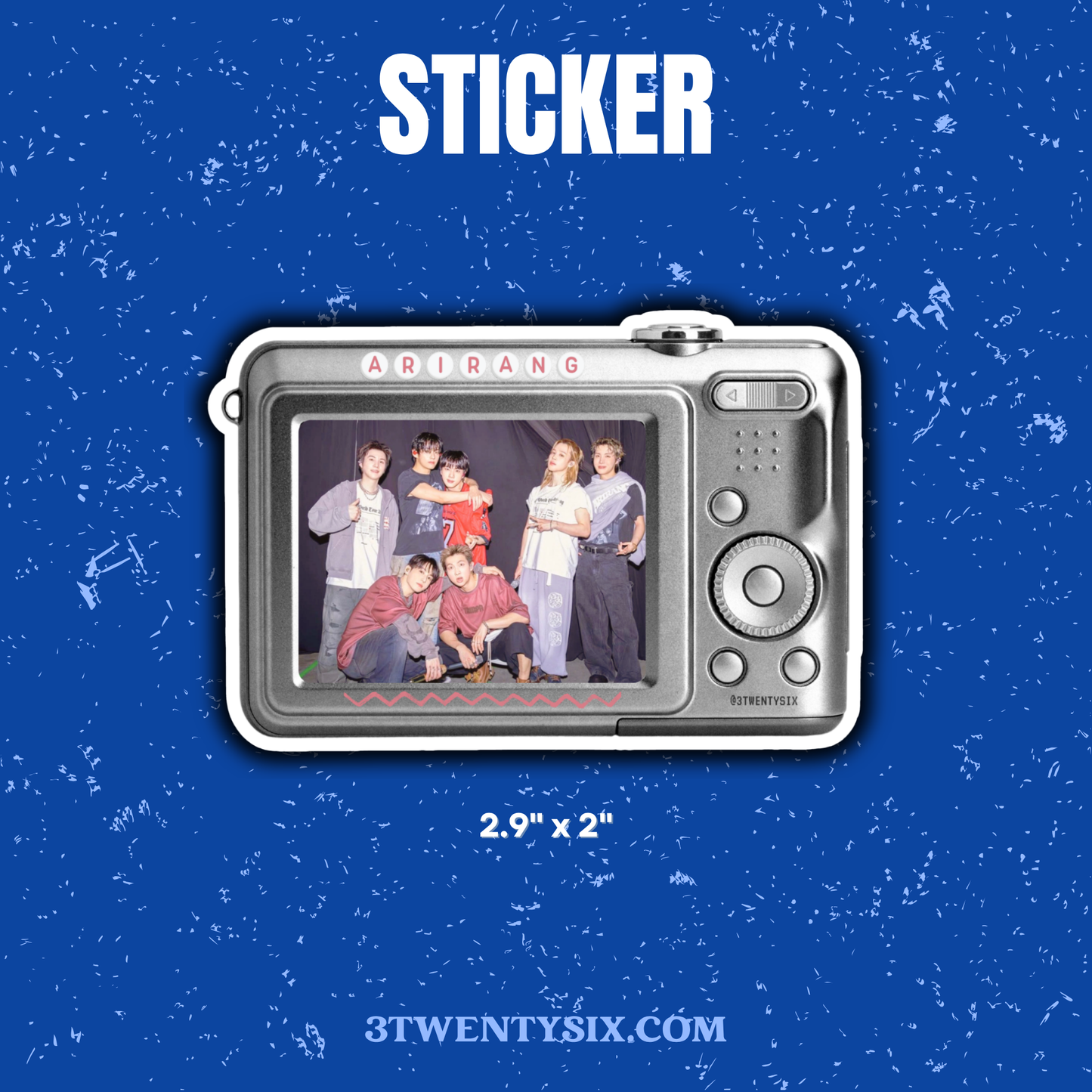 BTS Arirang Camera Sticker