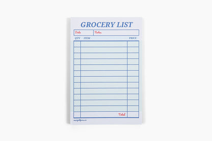 Grocery List Notepad