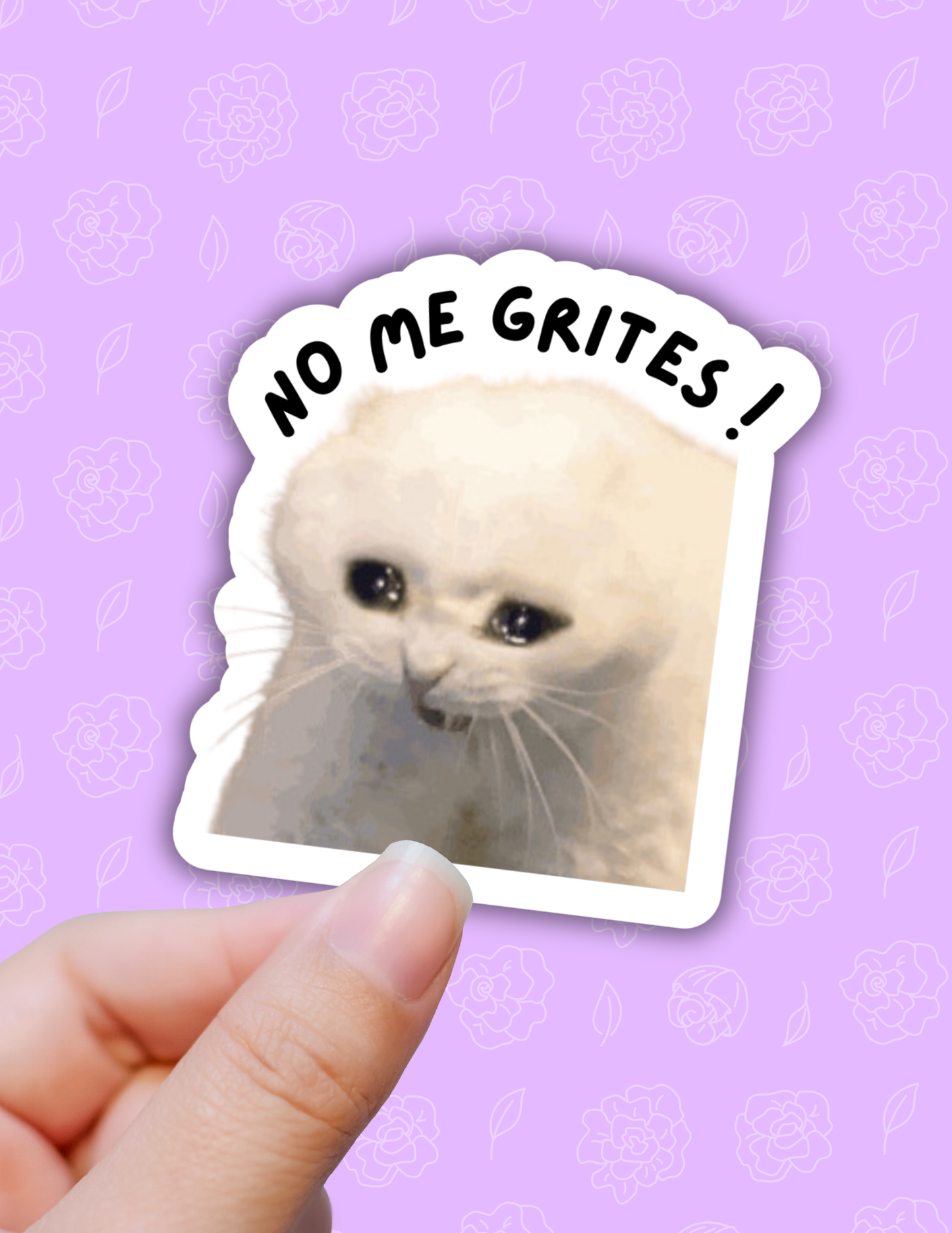 No Me Grites Sticker