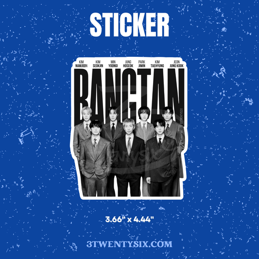 Bangtan in Suits Sticker