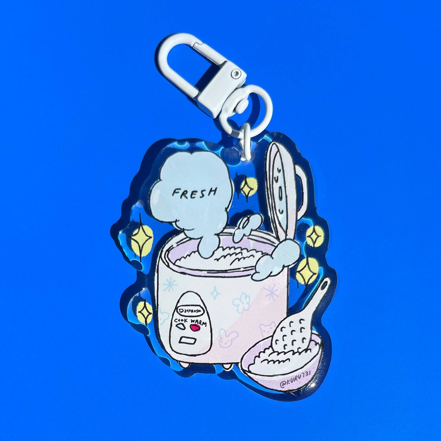 Fresh + Hot Rice Cooker Keychain