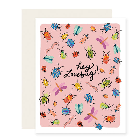 Hey Lovebug Greeting Card
