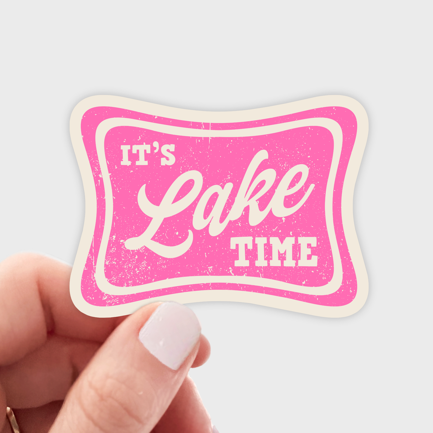 It's Lake Time Sticker