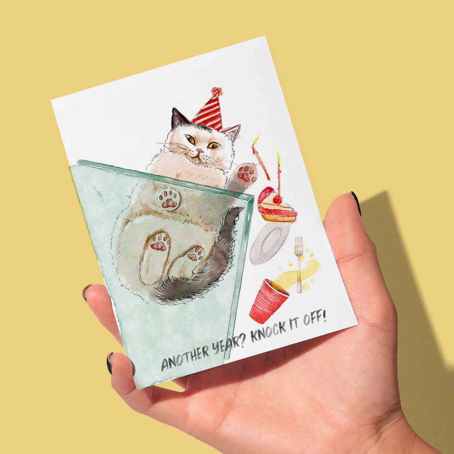 Knock It Off Birthday Card