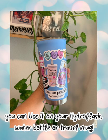 Hello Chancla Survivor Sticker