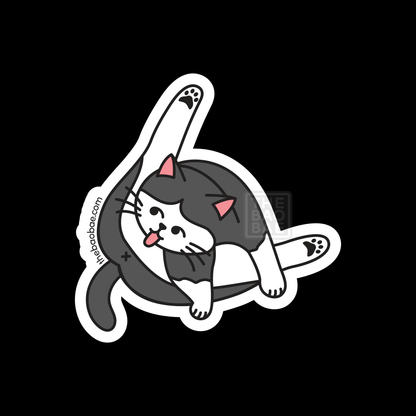 Cleaning Cat Sticker