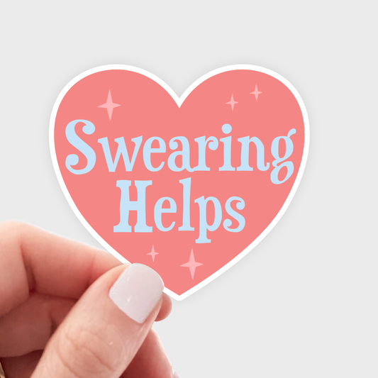 Swearing Helps Sticker