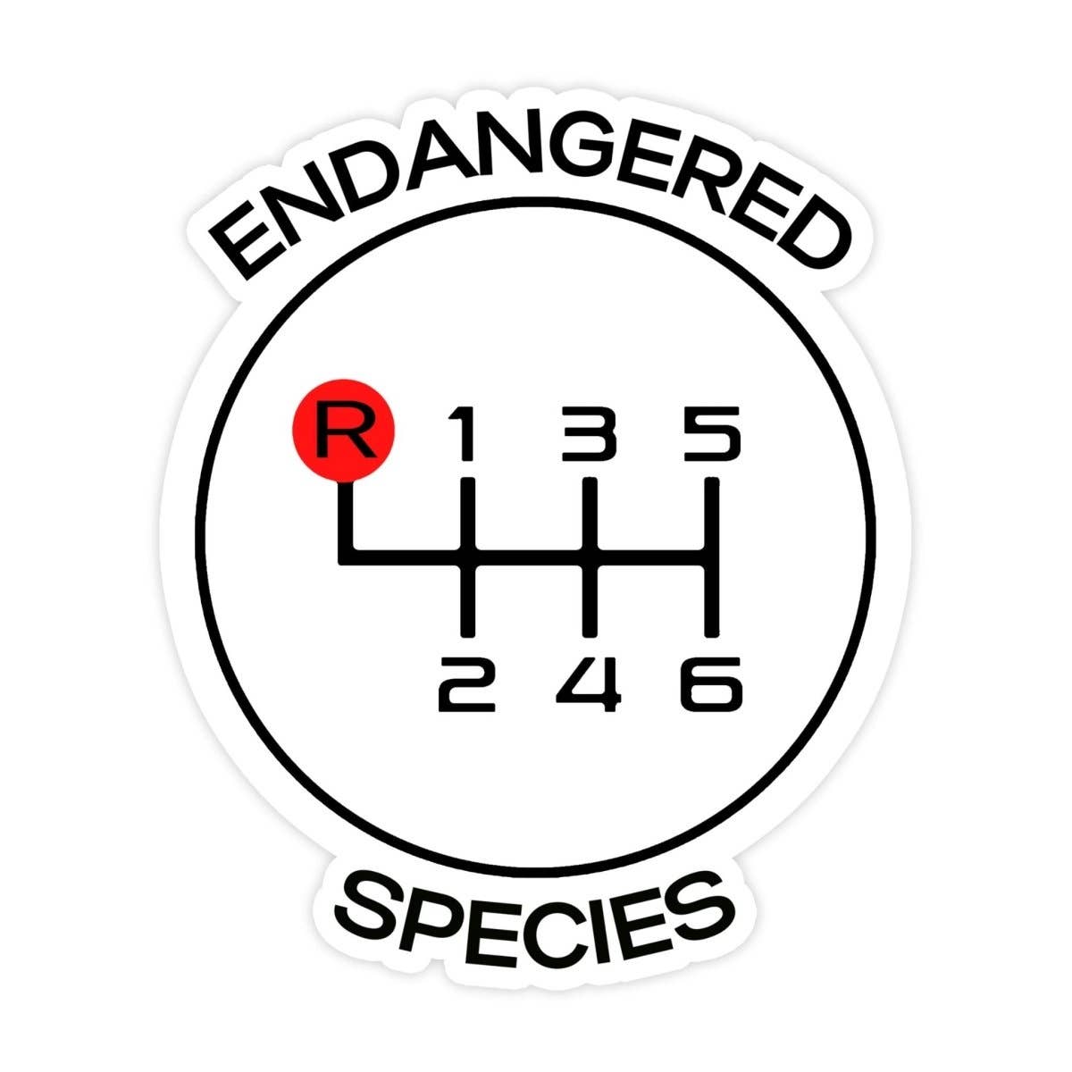 Endangered Species Sticker