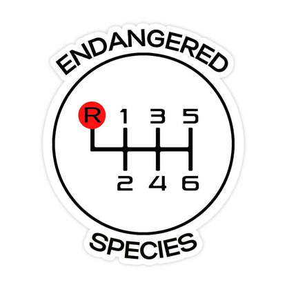 Endangered Species Sticker