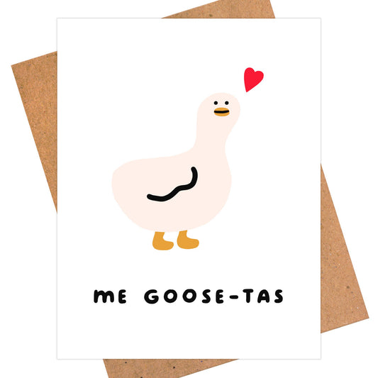 Cute Goose Me Goose tas Card