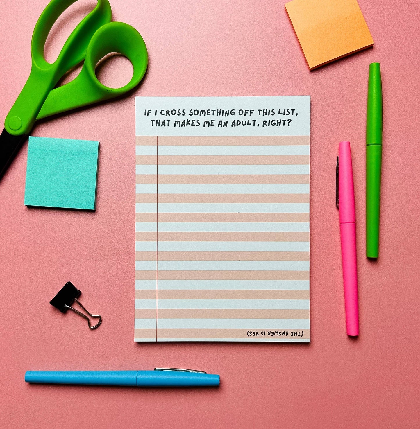 That Makes Me an Adult Notepad