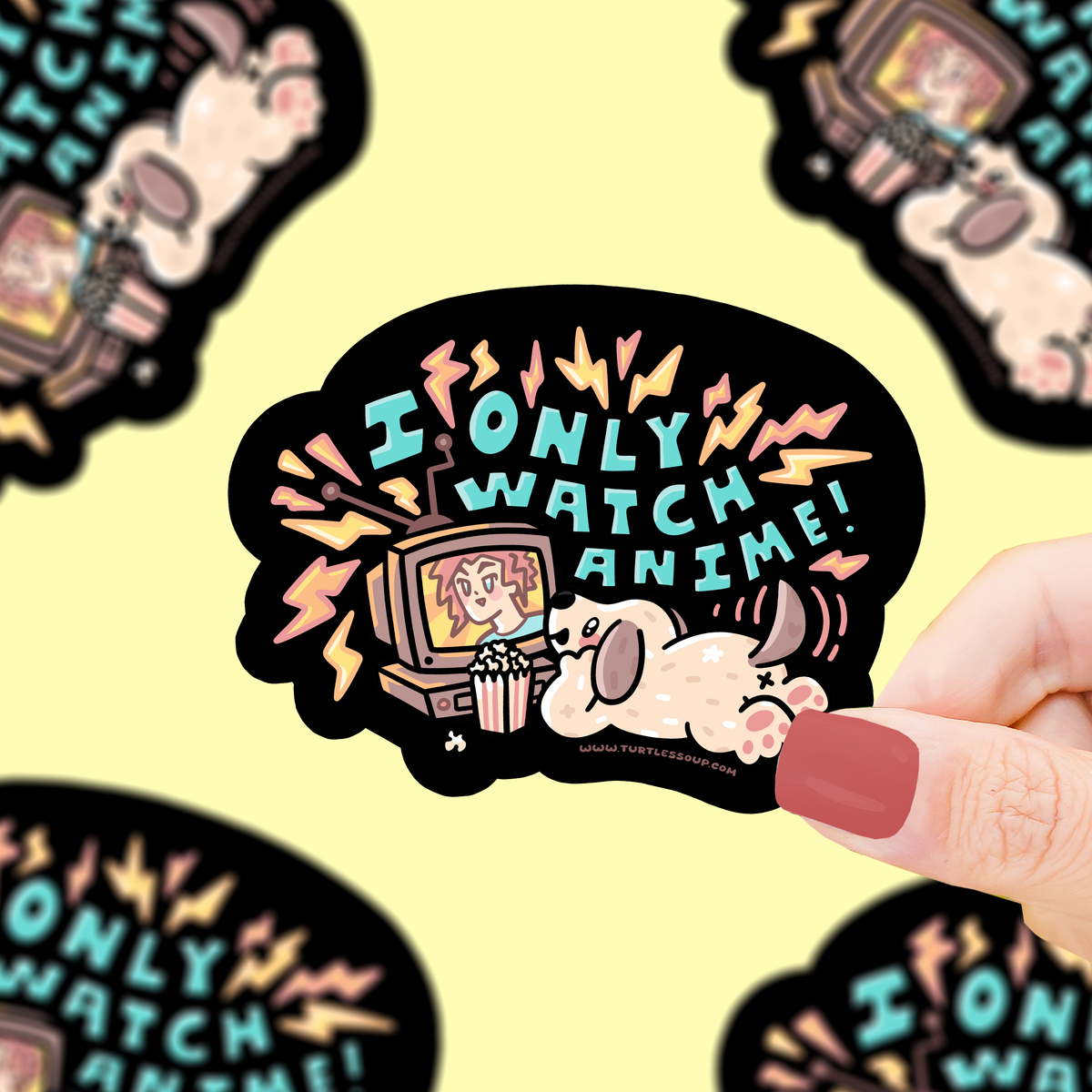 I Only Watch Anime Sticker