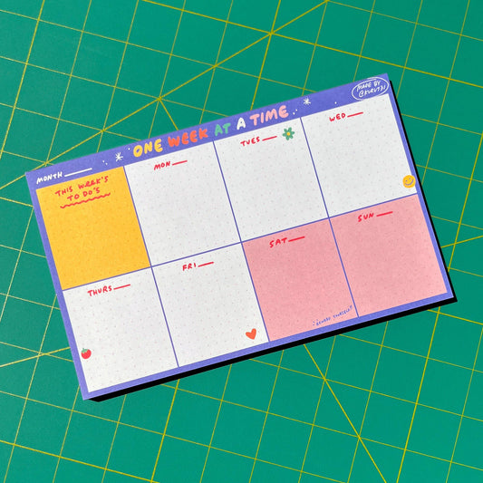 One Week At A Time Weekly Planner