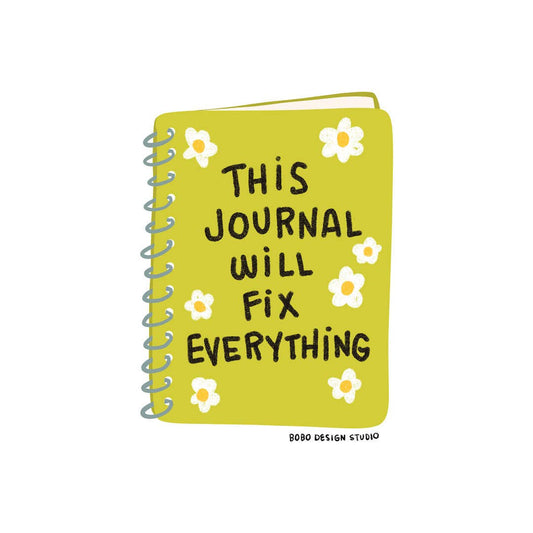 This Journal Will Fix Everything Sticker
