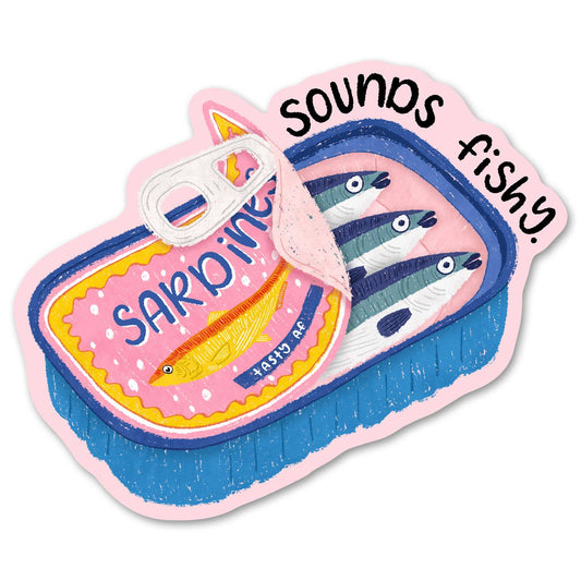 Sounds Fishy Sticker