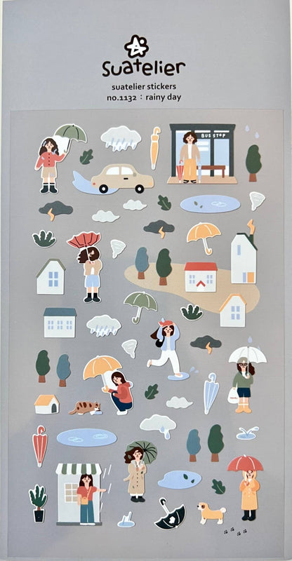 Rainy Day Stickers