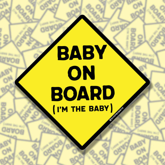 Baby On Board Bumper Sticker