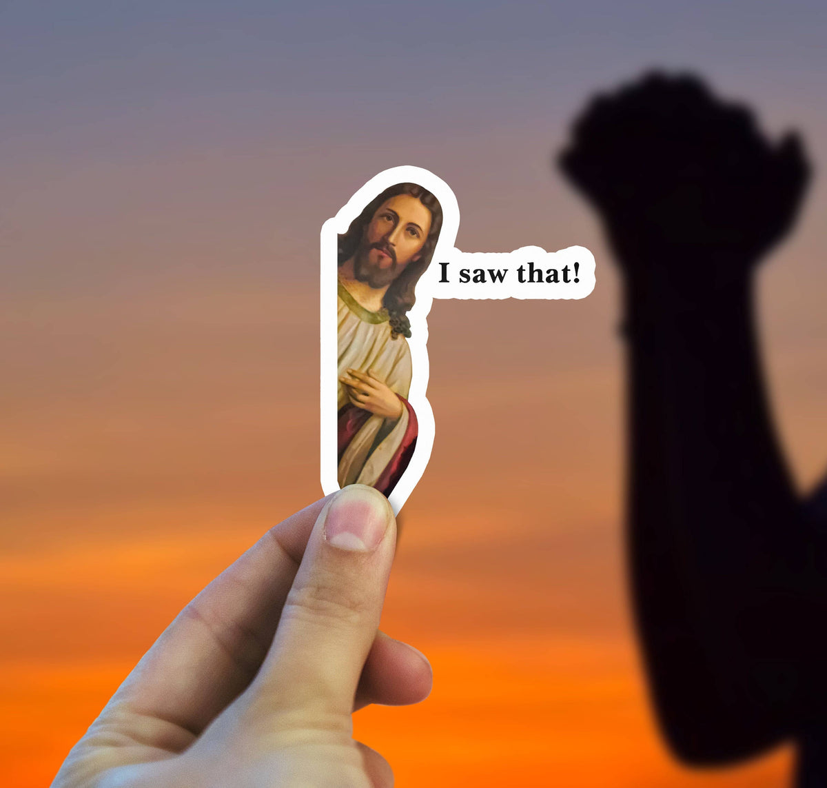 Jesus I Saw That Sticker