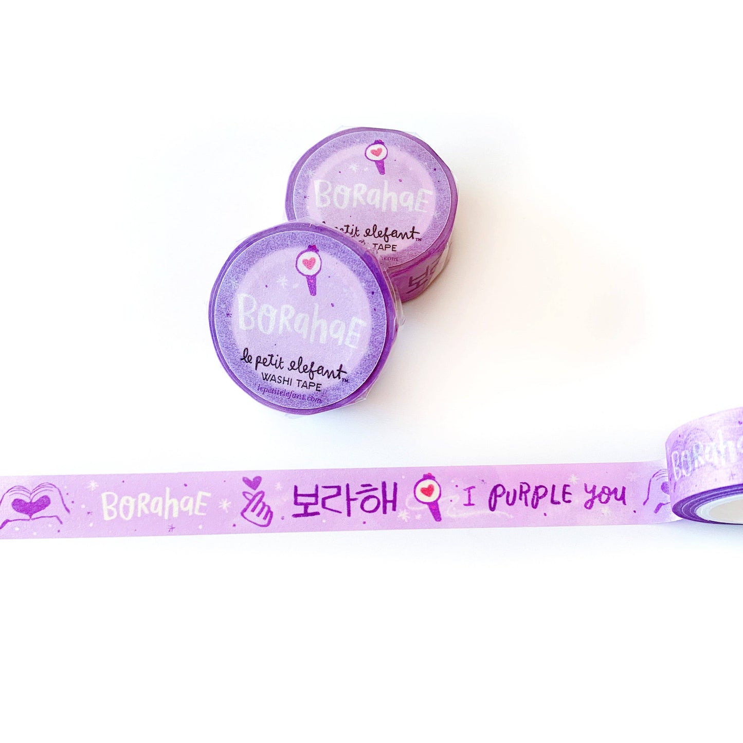 Borahae Washi Tape