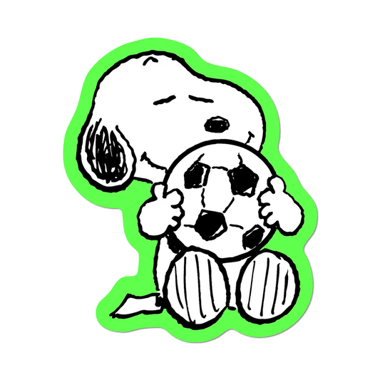 Soccer Snoopy Inspired Sticker