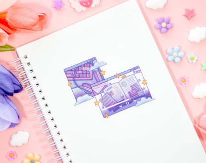 Study Night Sticker Book