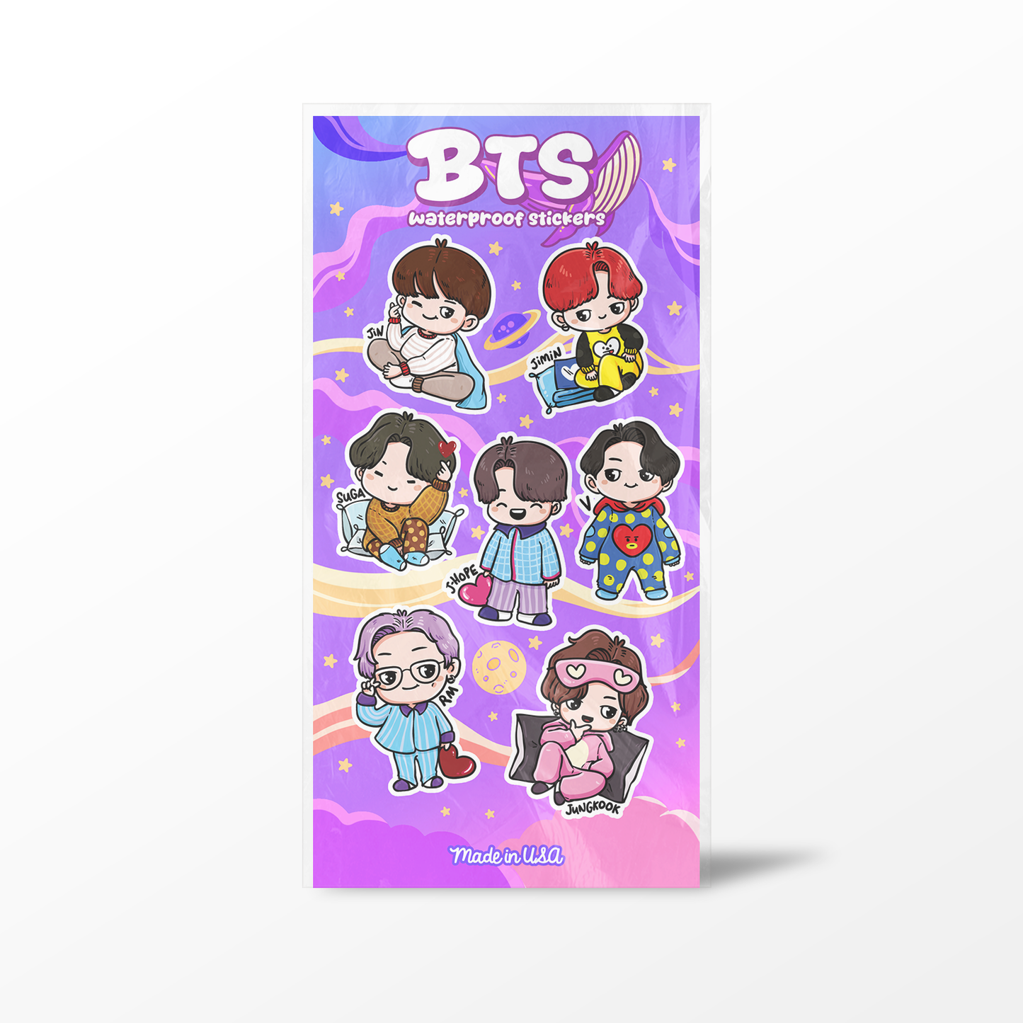 BTS Sticker Sheets