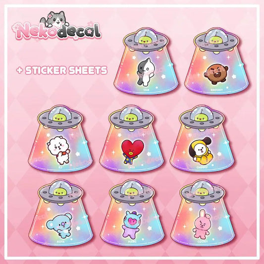 Ufo BT21 Stickers