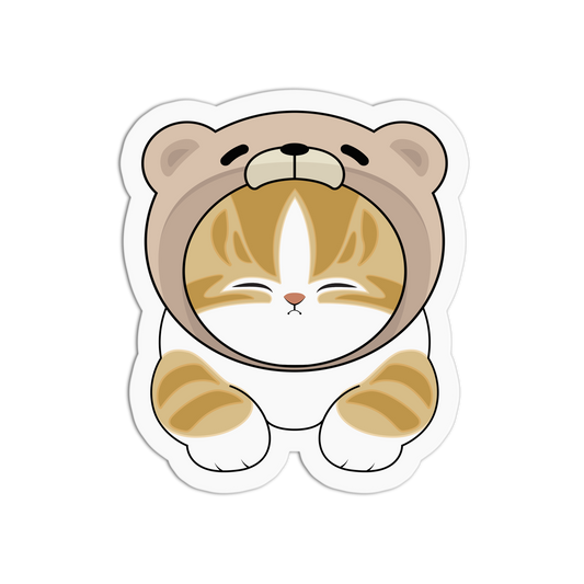 Cutie Cat Textured Sticker