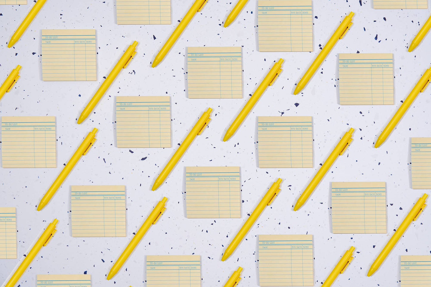 Library Card Sticky Note - Yellow