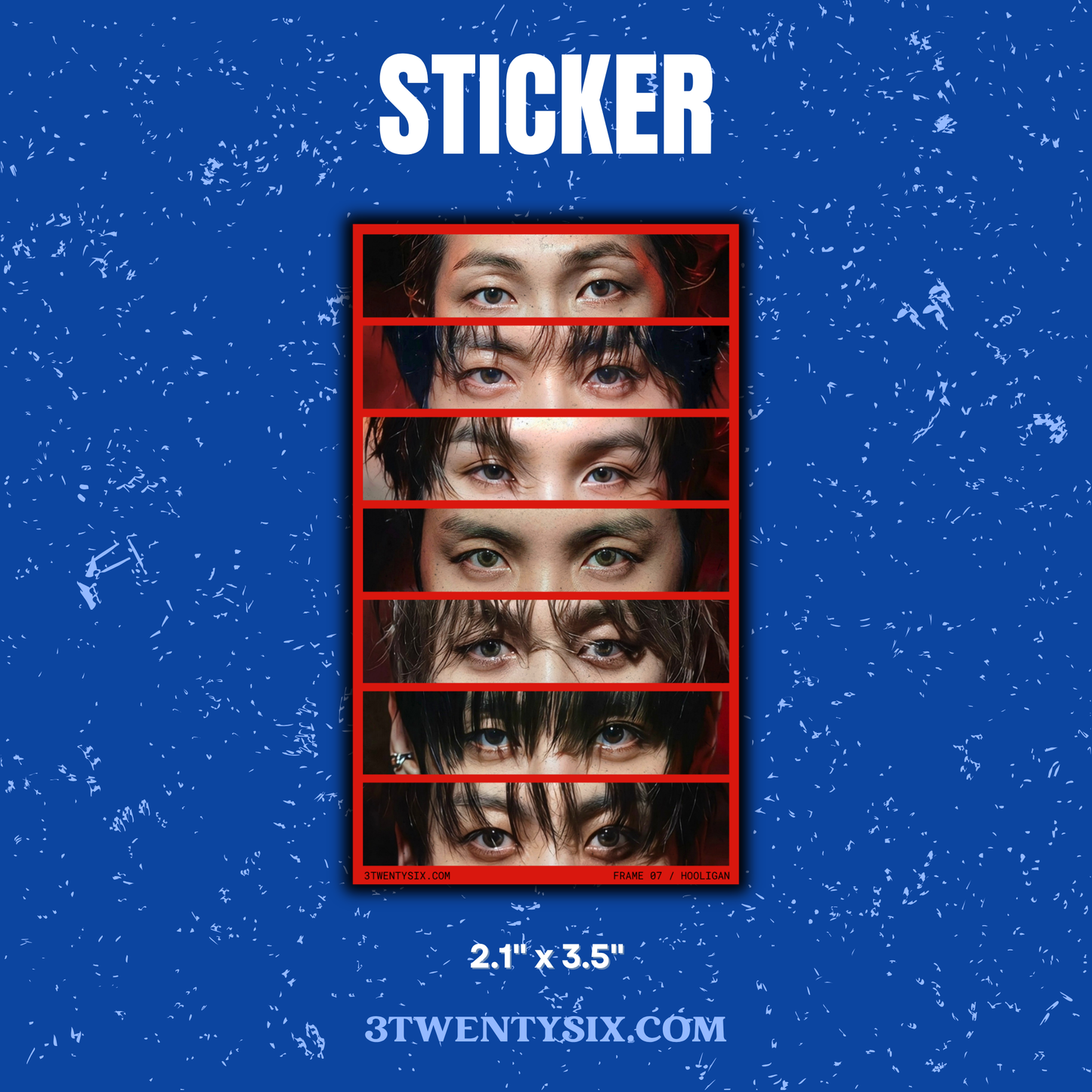 BTS Hooligan Eyes Sticker