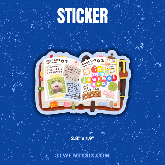 Journal Lover Planner Sticker