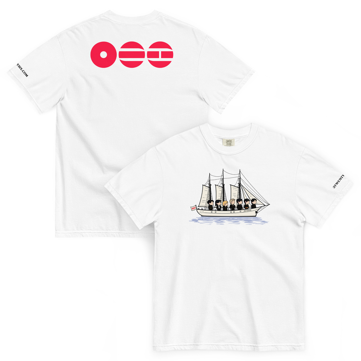 7 Men on a Boat Tee