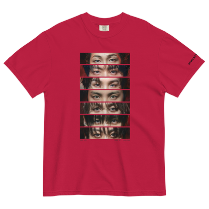 Hooligan Eyes 2 Tee ☞ Red & White