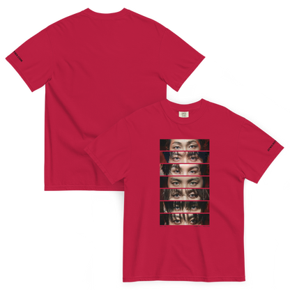 Hooligan Eyes 2 Tee ☞ Red & White