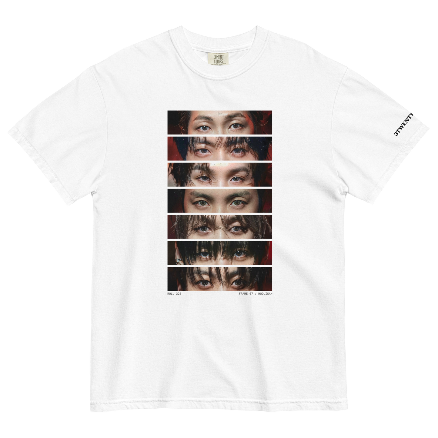 Hooligan Eyes 2 Tee ☞ Red & White