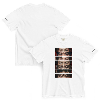 Hooligan Eyes 2 Tee ☞ Red & White